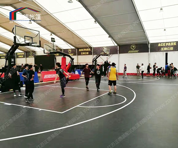 戶外籃球場館帳篷